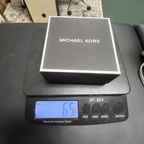 NWT Michael Kors Micro Duffle Keyfob Key Bag Charm With Gift Box in Blue - Picture 5 of 5